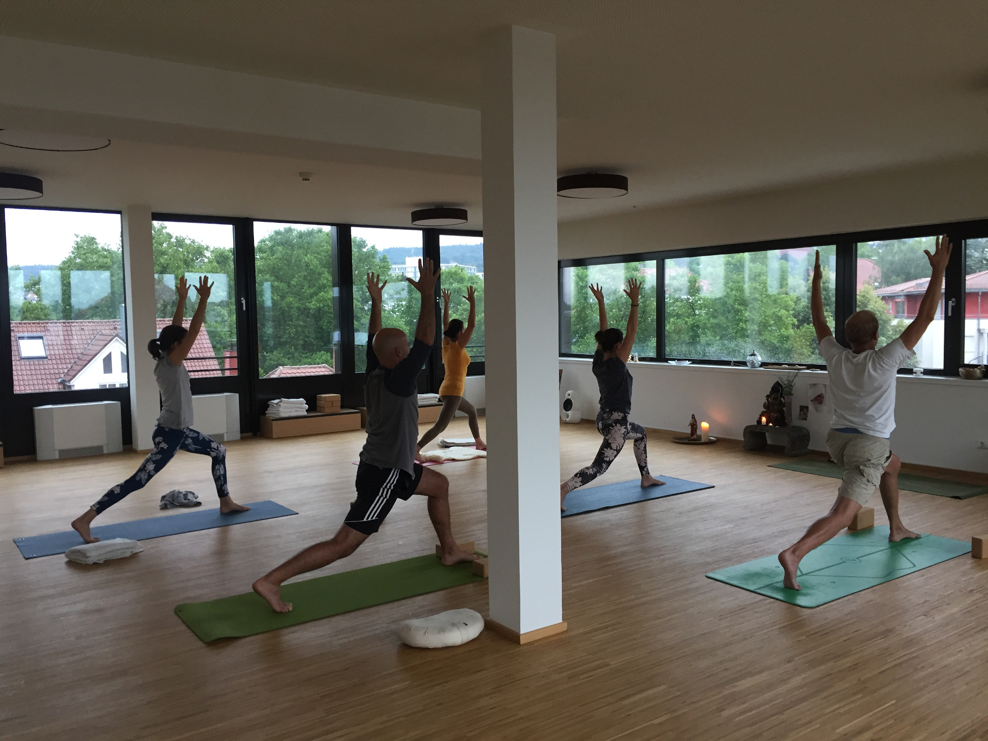 Yogastunde im Mangalam Yoga in Ravensburg
