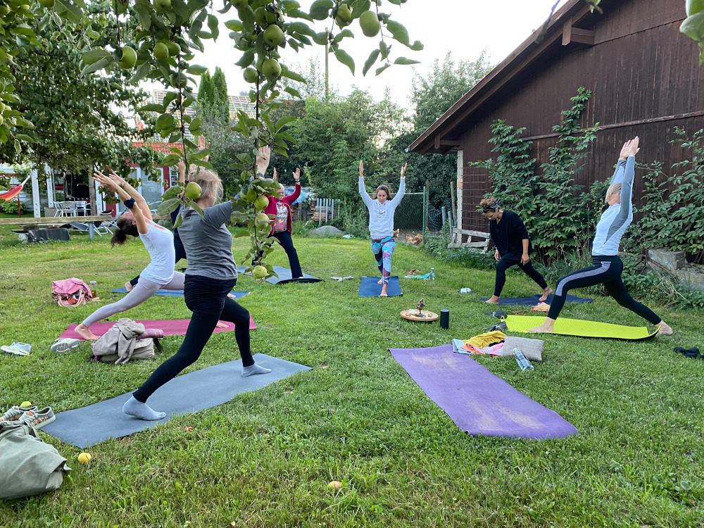 Outdoor Yoga in Oberankenreute-Schlier